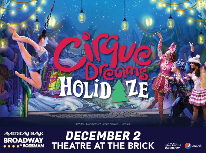 Cirque Dreams Holidaze promo still.